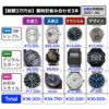 【総額3万円台】腕時計組み合わせ3本、4パターン