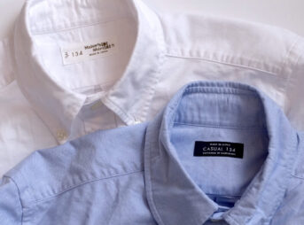 鎌倉シャツのカジュアル134のBDシャツ（襟部）